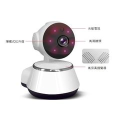 一件免運 60監視攝像頭 高清語音智能看家寶 插記憶卡監控 智能雲臺旋轉 移動偵測報警