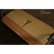紫蘭軒*免運木質小號雙耳托盤日式zakka鑄鐵小鳥桌面裝飾品咖啡餐盤