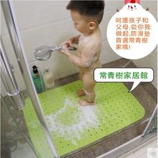 浴室防滑墊廁所家用大號腳墊環保吸盤淋浴洗澡塑料墊子衛生間地墊 - 大號約46*78cm顏色備註