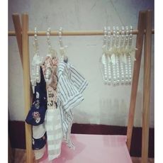 星洋家居寵物狗狗服裝珍珠衣架晾衣架收通用