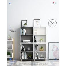 ins風北歐環保簡易書架書櫃自由組合兒童收納儲物櫃約置物小櫃子