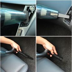 星洋家居車載四合壹吸塵器充氣泵車用幹濕兩用大功率強力吸塵打氣機多功能 吸塵充氣照明測胎壓 - 有線款