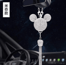 汽車香水掛件帶鑽車標鑲鑽香水掛飾吊墜精品掛式車載香水擺件
