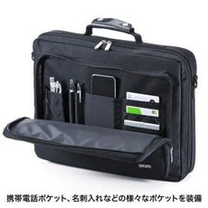 一件免運 日本san筆記本電腦包 15.6寸 大容量男包 公文包 商務包 挎包 一包兩用 筆電包