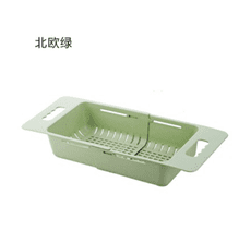 伸縮水槽置物架塑料瀝水架廚房放碗筷架子家用碗碟架收納架
