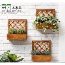 壁挂花架子實木質落地室內多層陽台客廳多肉花盆省空間 - 加厚材質網格款