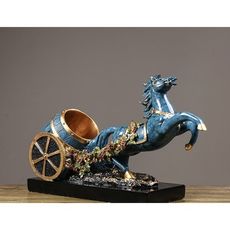 紫蘭軒*免運創意客廳馬車紅酒架擺件家居酒櫃裝飾藝術品酒架擺設喬遷新居禮物