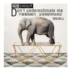 定制 小茶几 茶几 餐桌 鐵梵tfun簡約小戶型客廳ins風茶几北歐風格鐵藝玻璃茶桌長方形 玻璃桌子