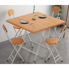 可折疊桌簡約餐桌出租屋家用簡易小戶型租房方桌圓桌飯桌吃飯桌子