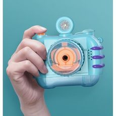 兒童電動吹泡泡機神器少女心抖音玩具同款全自動網紅仙女照相機槍 - 電動泡泡相機(粉)2瓶泡泡液+12