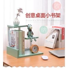 書架簡易桌上學生用兒童辦公書收納宿舍小書櫃簡約現代桌面置物架