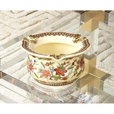 紫蘭軒*免運歐式創意煙灰缸家用潮流個性擺件ins風美式奢華客廳茶幾陶瓷裝飾 - 紅