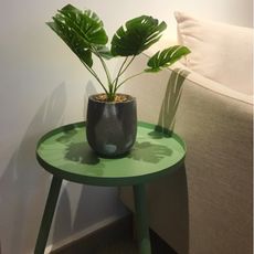 北歐風床頭櫃鐵藝美式床頭桌收納櫃簡易儲物櫃置物架床邊收納桌子 - 直徑50-高度57-顏色留言