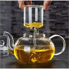 一件免運耐熱高溫 玻璃泡茶壺 400/600/800/1000ml 花茶壺花草茶壺普洱功夫紅茶具過濾