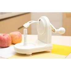 水果蘋果削皮神器 多功能家用削蘋果神器 非自動去皮蘋果機削皮機 - 白色