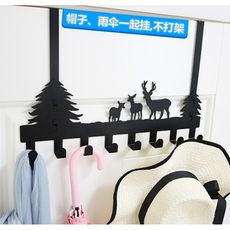 創意門後挂鈎挂衣架衣鈎門上背式膠粘鈎免釘無痕牆壁挂衣服衣帽鈎