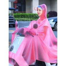 【免運費】騎行男女成人時尚透明雨批 電動摩托車雨衣 電車自行車單人雨披