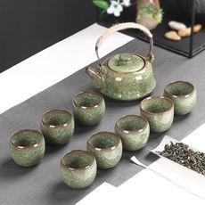 冰裂杯紫砂杯功夫茶具陶瓷杯七彩套裝品茗杯冰裂茶具特價促銷