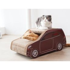 紫蘭軒*免運車型貓抓板磨爪器瓦楞紙貓窩貓咪用品大號耐磨貓爬架貓沙發