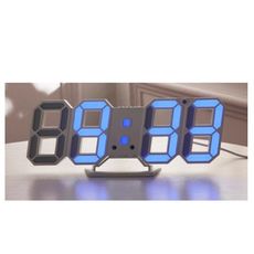 led數字時鐘 3d立體時尚掛墻座鐘 夜光電子鐘 表客廳臥室ins風鬧鐘 - 下單備註款式