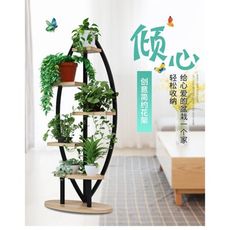 花架子多層室內家用省空間客廳陽臺落地式綠蘿吊蘭鐵藝花盆架