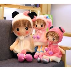 一件免運可愛公主布娃娃小女孩玩偶毛絨玩具女生寶寶生日兒童聖誕節禮物