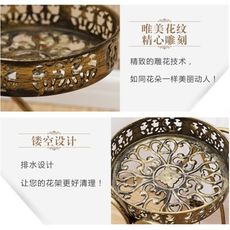歐式鐵藝花架多層陽臺落地式室內客廳加厚花架子綠蘿吊蘭花盆架子