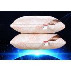 買一送一 枕頭枕芯 羽絲絨 護頸椎枕 單人成人學生 可水洗軟枕 居家用品  吸氣透氣 棉枕 兩隻裝