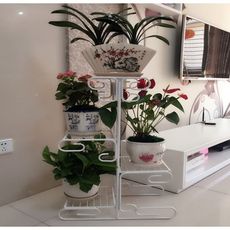 室內多層鐵藝花架子陽臺客廳落地式盆栽裝飾綠蘿花托架綠植花盆架