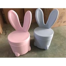 塑料兒童多功能收納凳儲物凳子小兔加厚可坐玩具雜物收納儲物箱