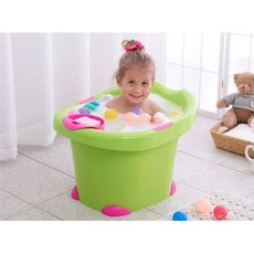 星洋家居兒童泡澡桶寶寶嬰幼兒洗澡沐浴桶小孩子可坐家用加厚大號浴盆 食品級pp材質 加厚耐用