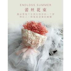 ins少女心韓國創意滿天星玫瑰幹花永生花真花花束禮盒送閨蜜女友