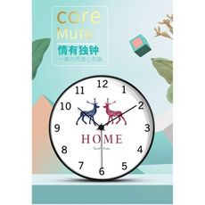 掛鐘客廳個性創意時尚大氣時鐘家用北歐臥室現代簡約藝術靜音鐘表 - 14英寸顏色備註
