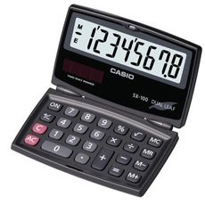 【CASIO】SX-100 8位數 摺疊設計 國家考試專用計算機