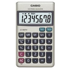 【CASIO】LC-403TV 8位數 大型顯示幕 商用標準型 計算機