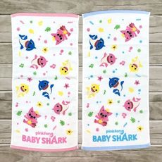 碰碰狐＆baby shark可愛紗布童巾（一組2條混色）