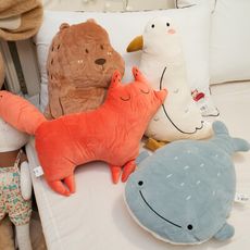 【Annahome】療癒動物抱枕 可愛好摸 四款可選
