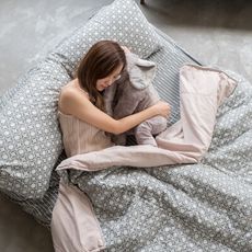 Annahome｜舒柔磨毛【單人床包＋兩用被組】北歐風 台灣製