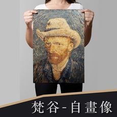 | P022 | 梵谷-自畫像 | 復古牛皮海報 |