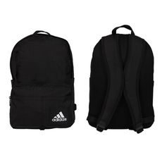 ADIDAS 大型後背包-雙肩包 肩背包 旅行包 愛迪達 黑白