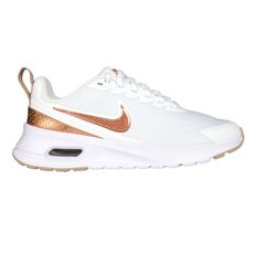 NIKE W AIR MAX NUAXIS 女氣墊緩震運動鞋-慢跑 運動 休閒 白玫瑰金