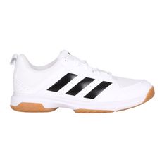 ADIDAS LIGRA 7 M 男排羽球鞋-訓練 運動 羽毛球 愛迪達 白黑