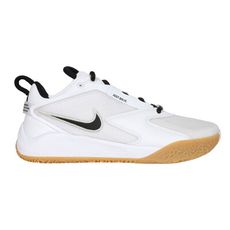 NIKE AIR ZOOM HYPERACE 3 男女排球鞋-訓練 氣墊 白黑