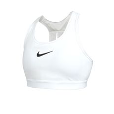 NIKE 女高度支撐可調式運動內衣-DRI FIT 韻律 瑜珈 BRA 慢跑 訓練 白黑