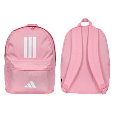 ADIDAS 大型後背包-雙肩包 肩背包 旅行包 愛迪達 粉紅白