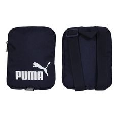 PUMA 側背小包-臀包 斜背包 側背包 丈青白