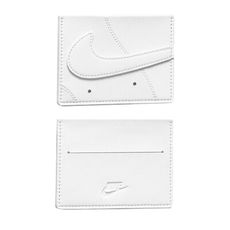 NIKE ICON AIR FORCE 1卡片夾-多用途 皮夾 信用卡 證件夾 白