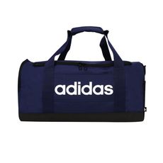 ADIDAS 大型圓筒健身包-側背包 裝備袋 手提包 肩背包 愛迪達 丈青白