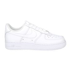 NIKE AIR FORCE 1 07 男休閒運動鞋-皮革 復古 經典 白