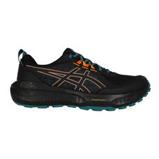 ASICS GEL-SONOMA 8 GTX 男防潑水越野慢跑鞋-路跑 黑綠粉橘黃